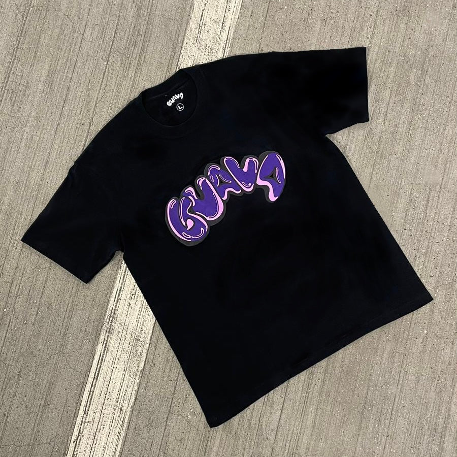 Guava Logo Black Tee