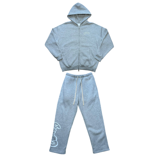 GUAVA GREY TRACKSUIT